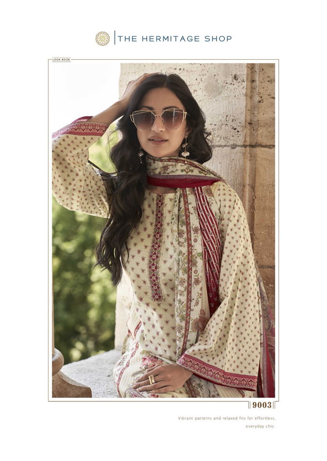 Meraki By The Hermitage Shop Lawn Cotton Karachi Printed Dress Material Wholesale Online
